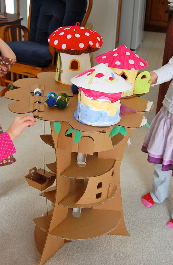 70+ Cool Homemade Cardboard Craft Ideas