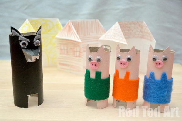 60 Homemade Animal Themed Toilet Paper Roll Crafts 