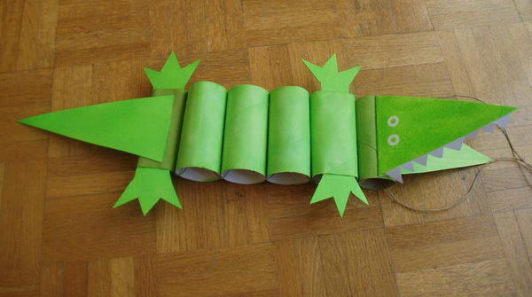 36 crocodile paper roll crafts 