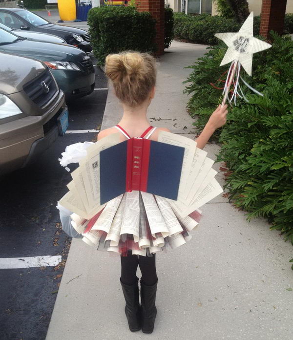 4 book fairy costume for girl 