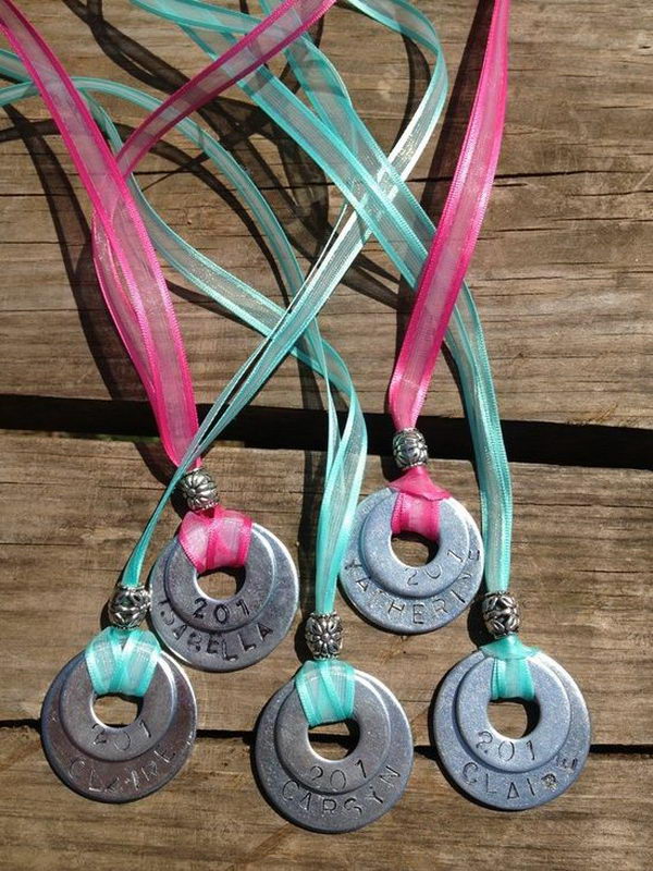 13 troop necklaces girl scout swaps 