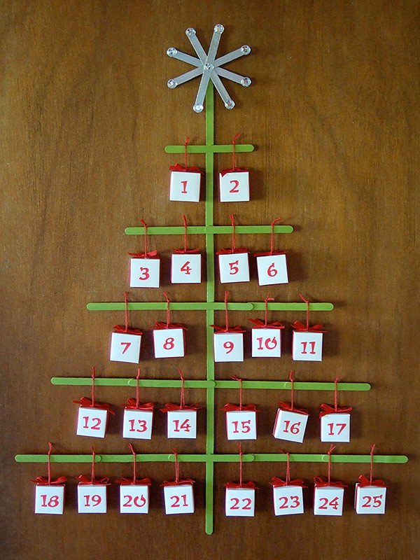 36 christmas tree advent calendar 
