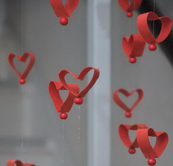 13 homemade valentine garland 