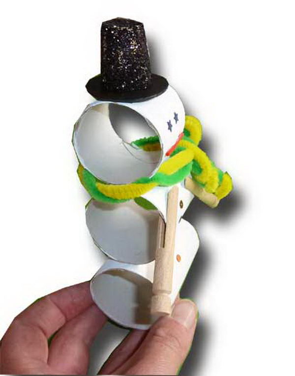 11 homemade snowman craft 