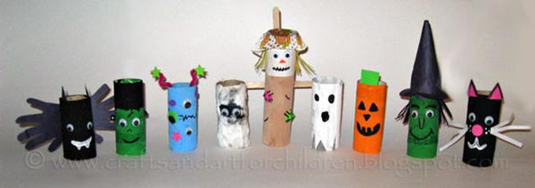 23 toilet paper tube halloween crafts 