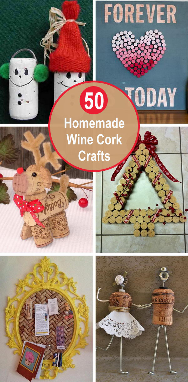 50+ Homemade Wine Cork Crafts 