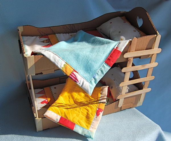 Cardboard Bunk Bed, 