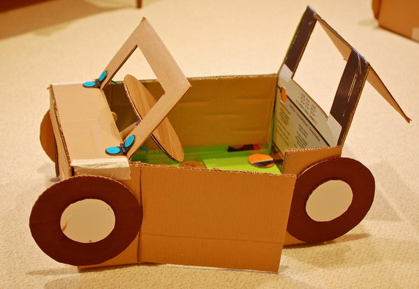 9 cardboard car for kids 