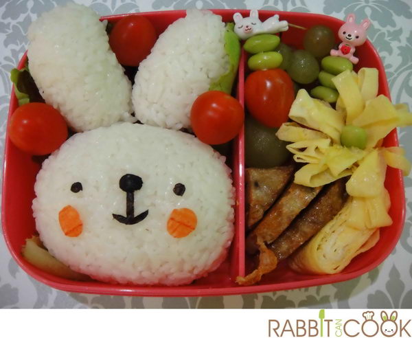 37 rabbit bento box lunch 