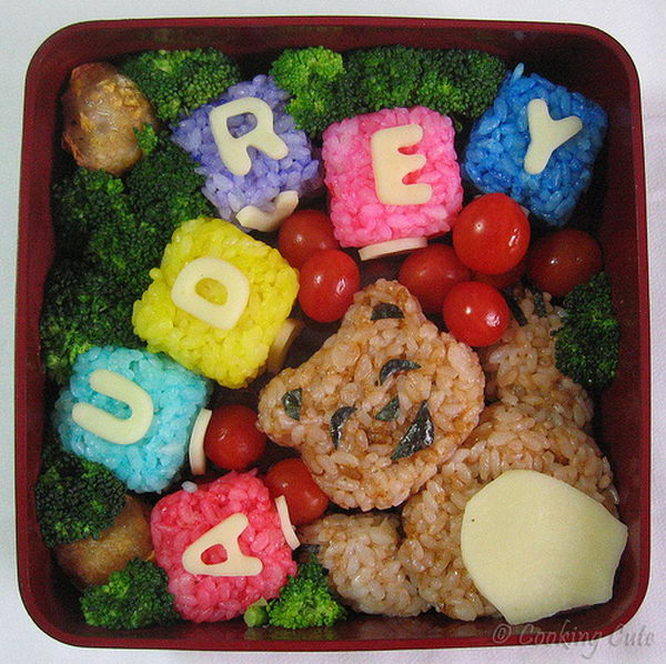 8 teddy bear lunch box 