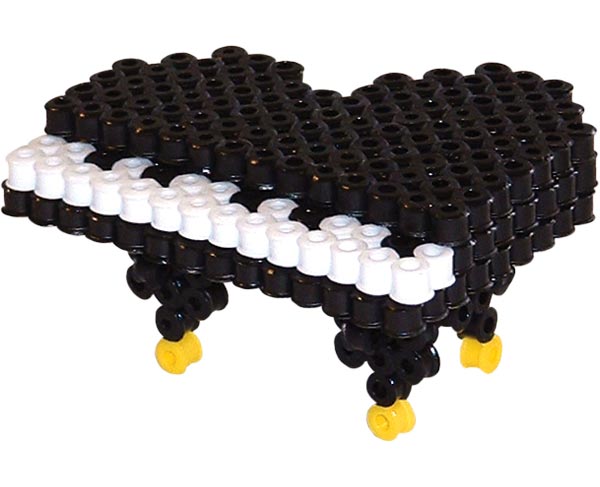 20 3d piano perler beads 