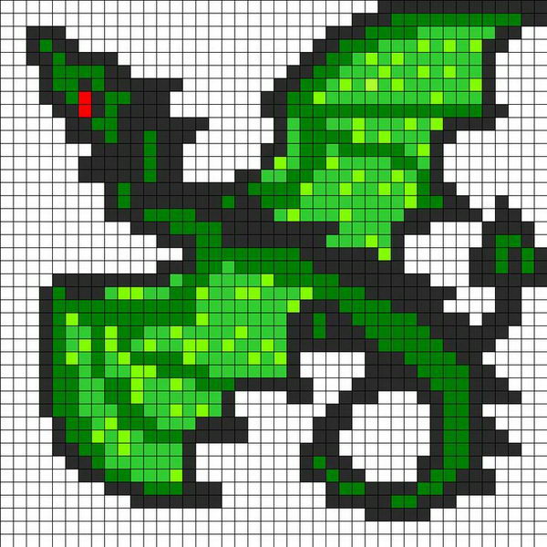 28 green dragon patterns 