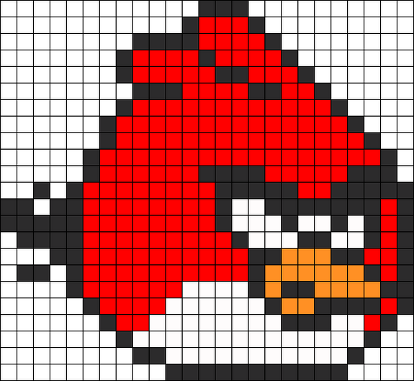 5 red angry bird 