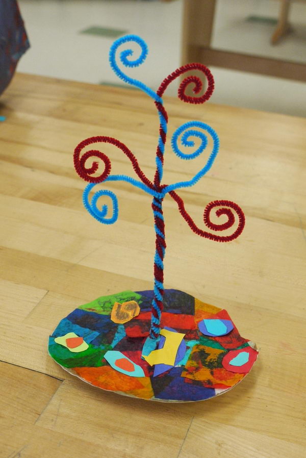 28 pipe cleaner tree 