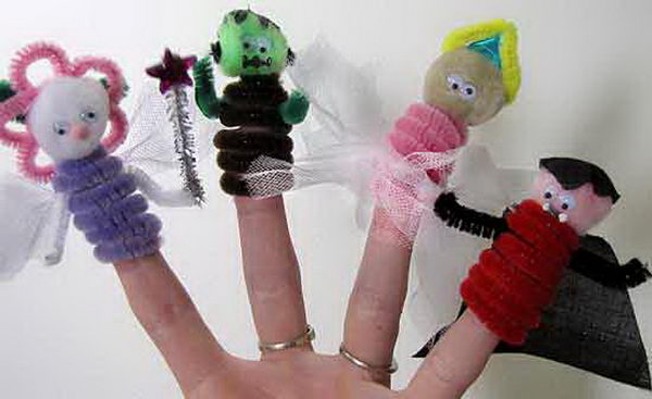 35 halloween finger puppets 