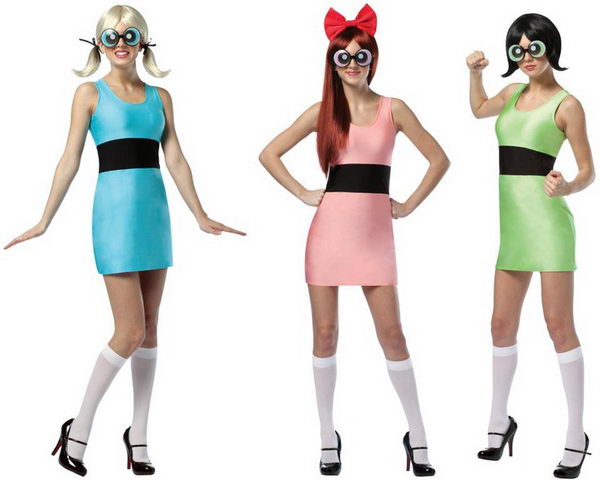 5 powerpuff girls costumes 