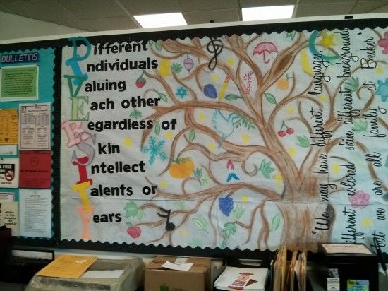 Gorgeous Diversity Bulletin Board. 