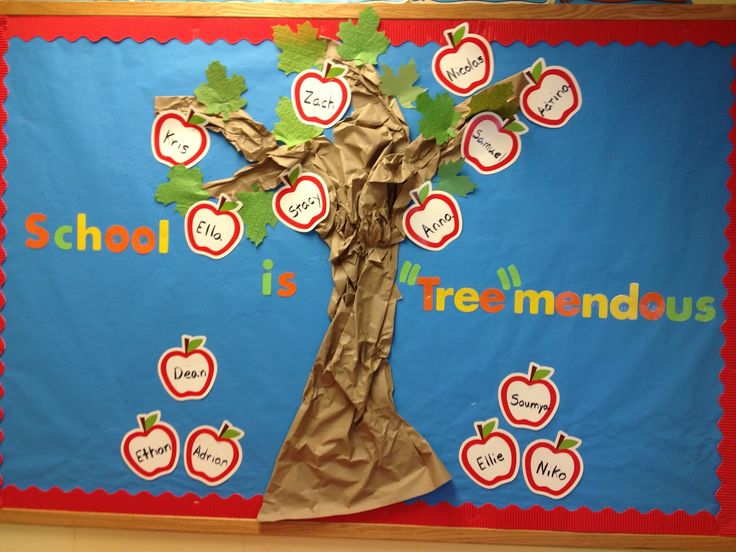 Welcome Back Bulletin Boards For Preschool. What cute bulletin boards to welcome the children to our classroom. This is a great way to display the children's names and make them feel at home. 