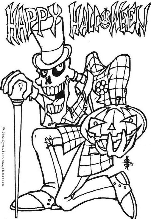 Fun Halloween Coloring Pages for Kids. They provide hours of at home fun for kids during the holiday season. 