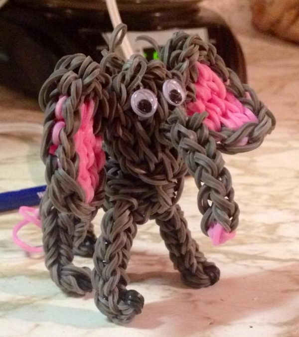 Rainbow Loom Elephant. Rainbow Loom is a plastic loom used to weave colorful rubber bands into bracelets and charms. It is one of the top gifts for kids. 