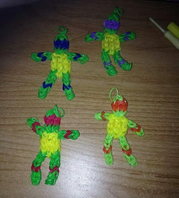 Ninja Turtles Rainbow Looms. Rainbow Loom is a plastic loom used to weave colorful rubber bands into bracelets and charms. It is one of the top gifts for kids. 