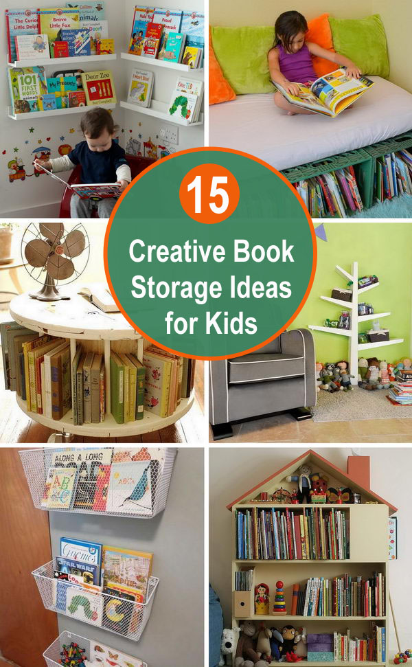 15 Creative Book Storage Ideas for Kids. 