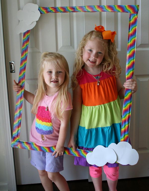 Rainbow Party Photo. Rainbow colors are perfect for a festive event, from kids or adult birthdays to anniversaries or graduation. 