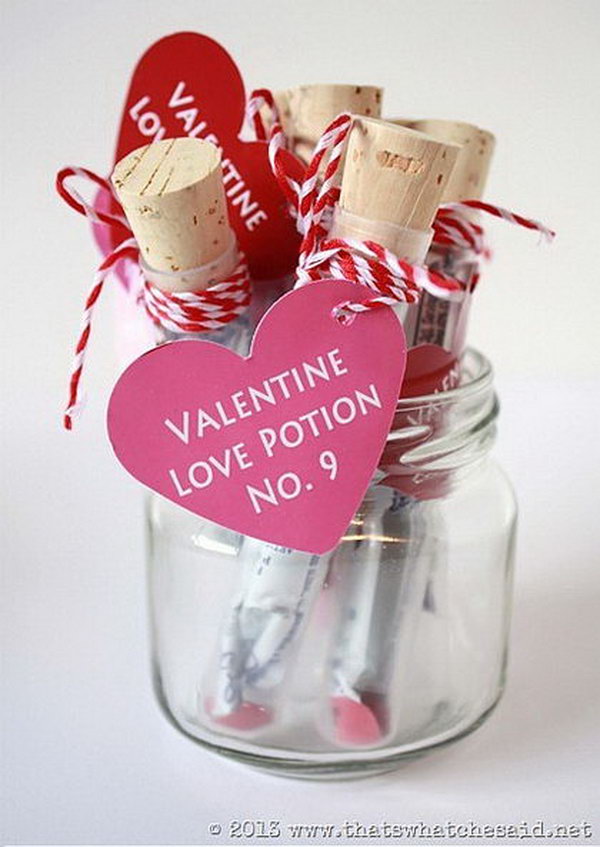 Why not give some of that love with these cute love potion valentines!  Super fun test tubes filled with a sugar free drink pack mix! Kids think they are great because they are not the normal valentine. 