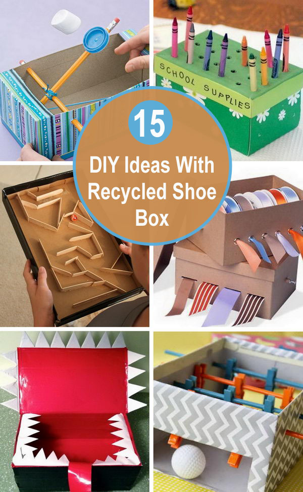 15 DIY Ideas With Recycled Shoe Box. 