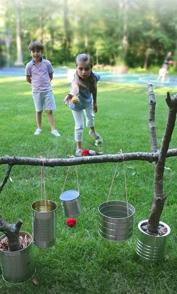 Backyard Game for Kids. Interesting things to do out there in your backyard. So simple and cheap to make, and you could play them with your kids or family anytime. 