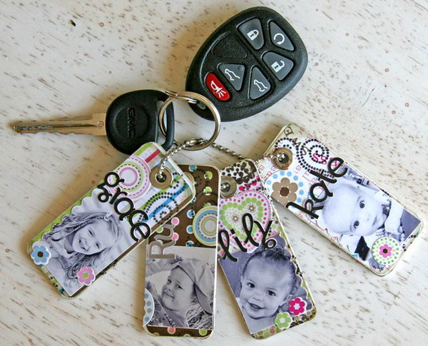 DIY Photo Key Chains. As one of the most popular decoupage glues, Mod Podge can be found in just about every crafter's utility box. It is used as a glue for decorative paper crafts and also as a sealer. 