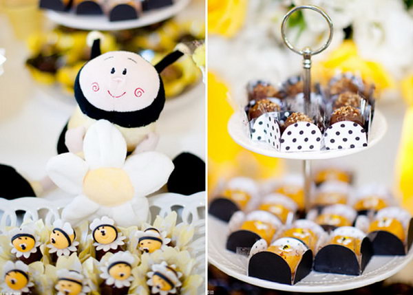 This bee themed party has a fresh look just like this spring. It has so many intricate details and fabulous ideas! 