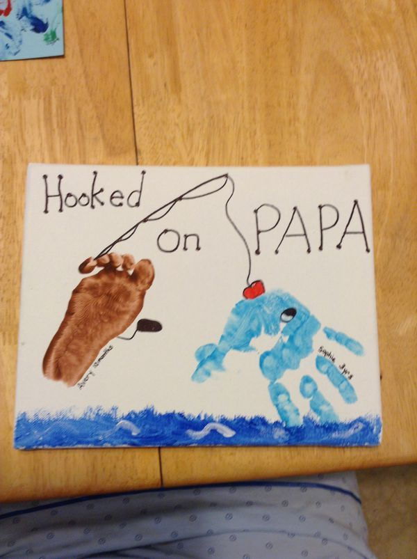 Hooked on PAPA  Father's Day  Card 