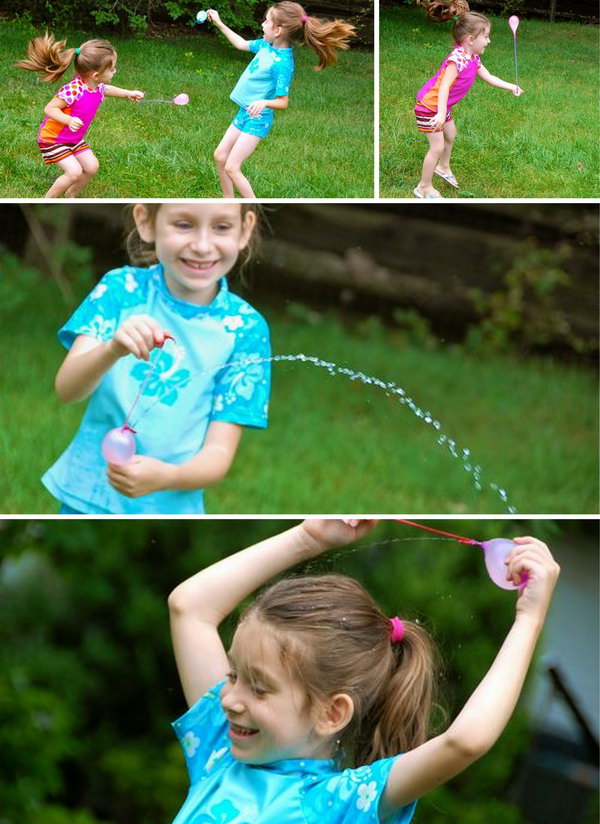 Water Balloon Yo Yos. It's time to display your skills to play water Yo Yos, it may be a little challenging as you can't break it. 