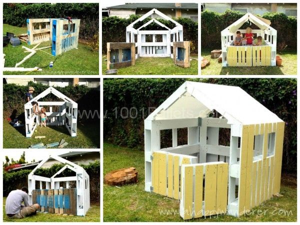 Outer Door Pallet Play House . 