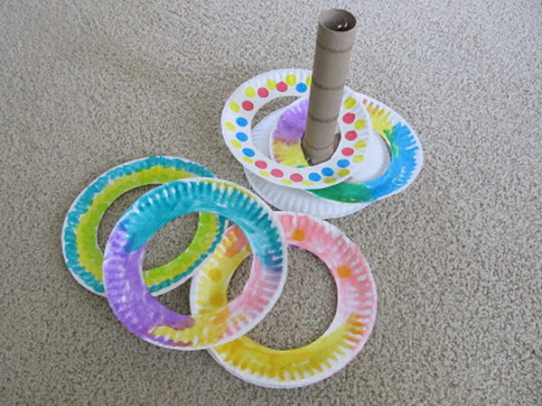 Paper Plates Ring Toss 
