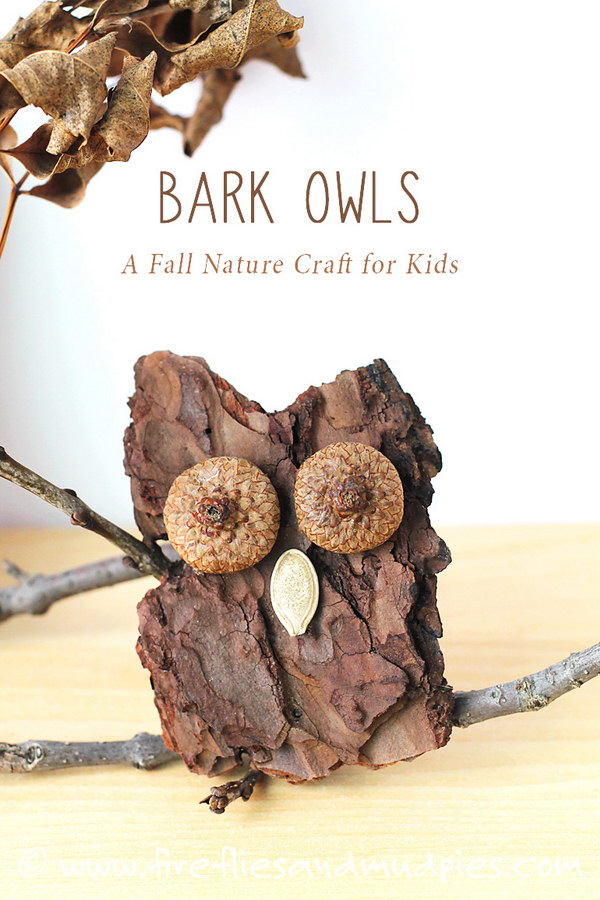 Bark Owl Craft. 