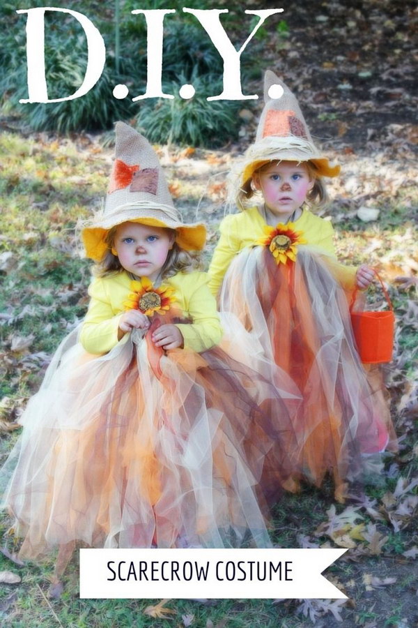 Scarecrow Tutu Halloween Costume. 