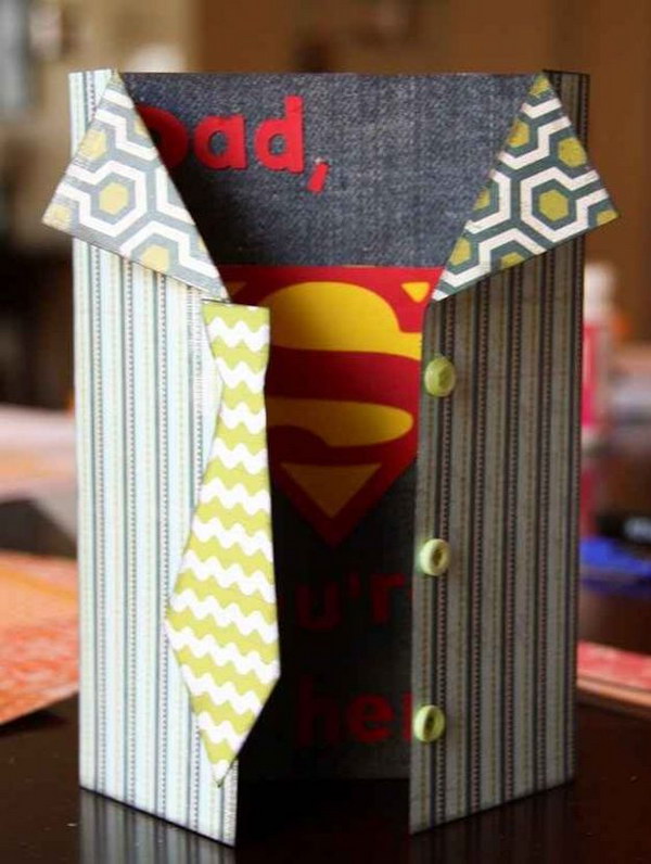 Superhero Card for Dad 