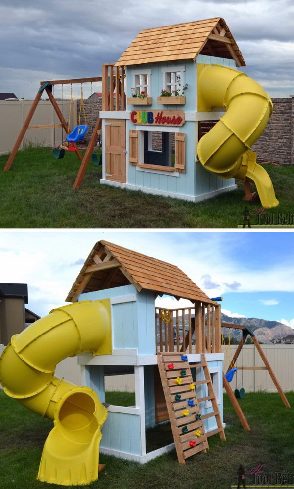 DIY Clubhouse Play Set. 