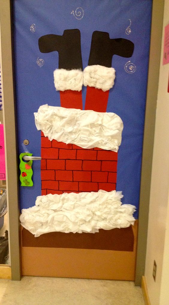 Christmas Door Decoration. 