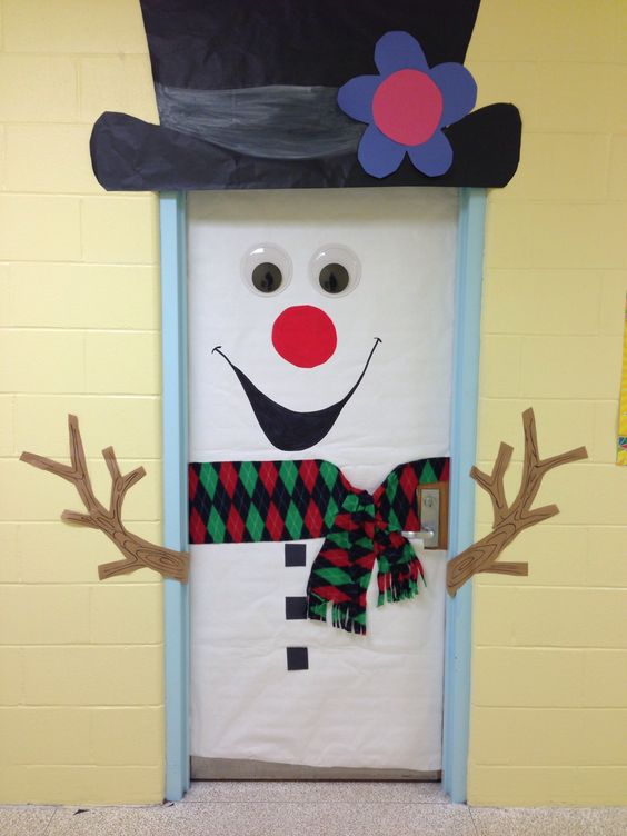 Snowman Classroom Door Decoration . 