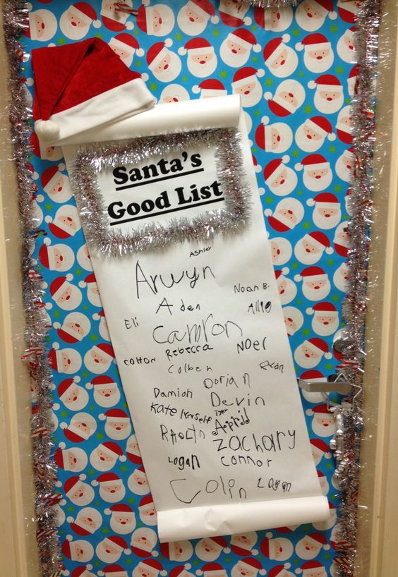 Santa's Good List. 