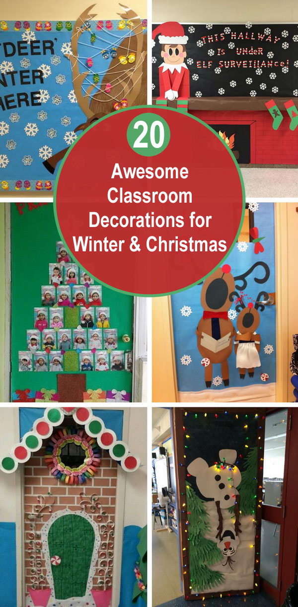 20 Awesome Classroom Decorations for Winter & Christmas. 