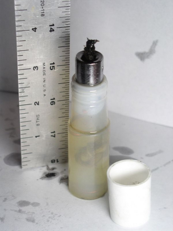 Pocket Size Oil Lamp. Get the instructions 