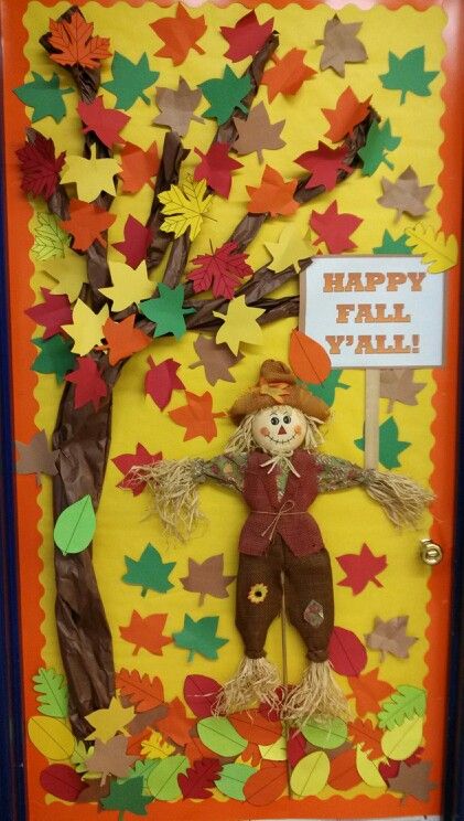 Fall Door Decoration. 