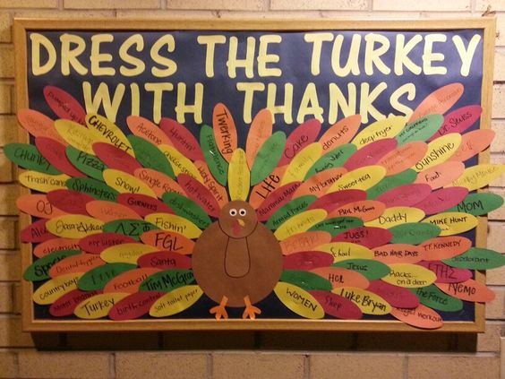 Dress The Turkey With Thanks. 