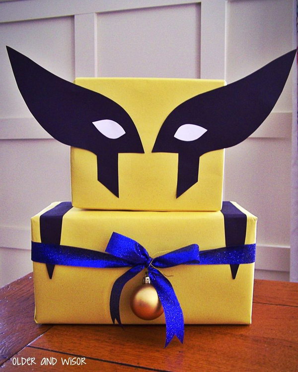 DIY X Men Gift Wrap. 