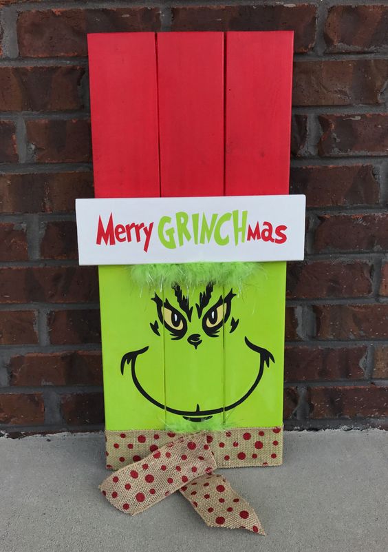 DIY Grinch Christmas Crafts and Decorations