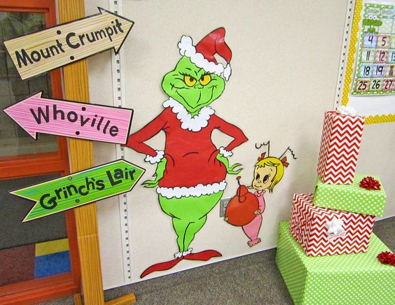 Grinch Classroom Decoration. 